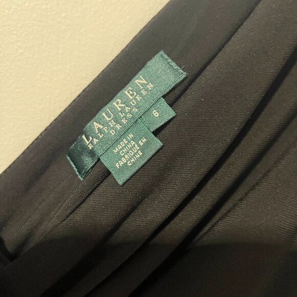 Lauren Black Cold-Shoulder Dress – Size 6 - Picture 5 of 5